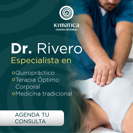 Octavio Rivero, Terapia óptimo corporal, Quiropráctico, medicina tradicional y alternativa $1,447.00